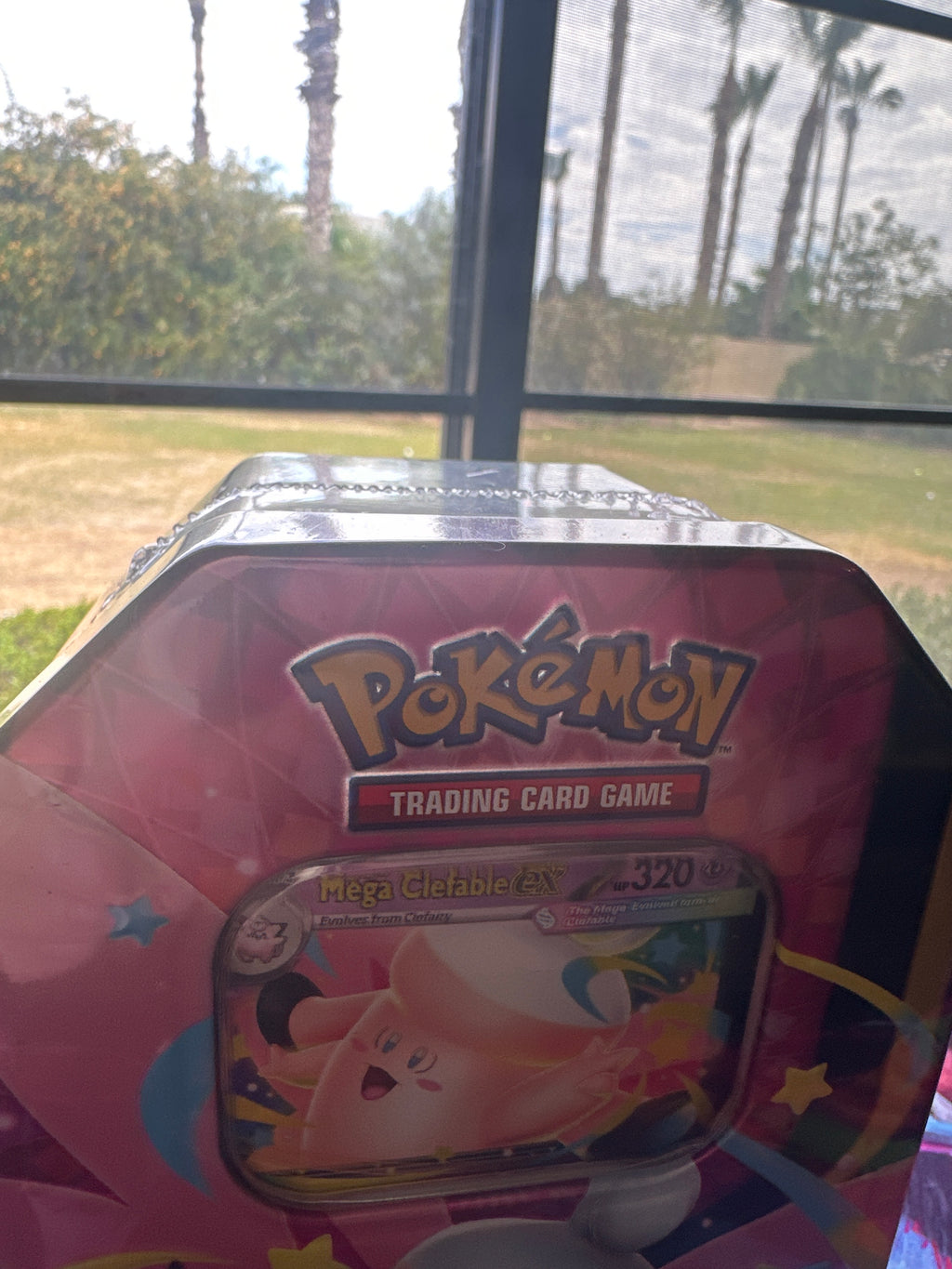Mega Moonlit Tin [Mega Clefable ex] - Miscellaneous Cards & Products (MCAP)