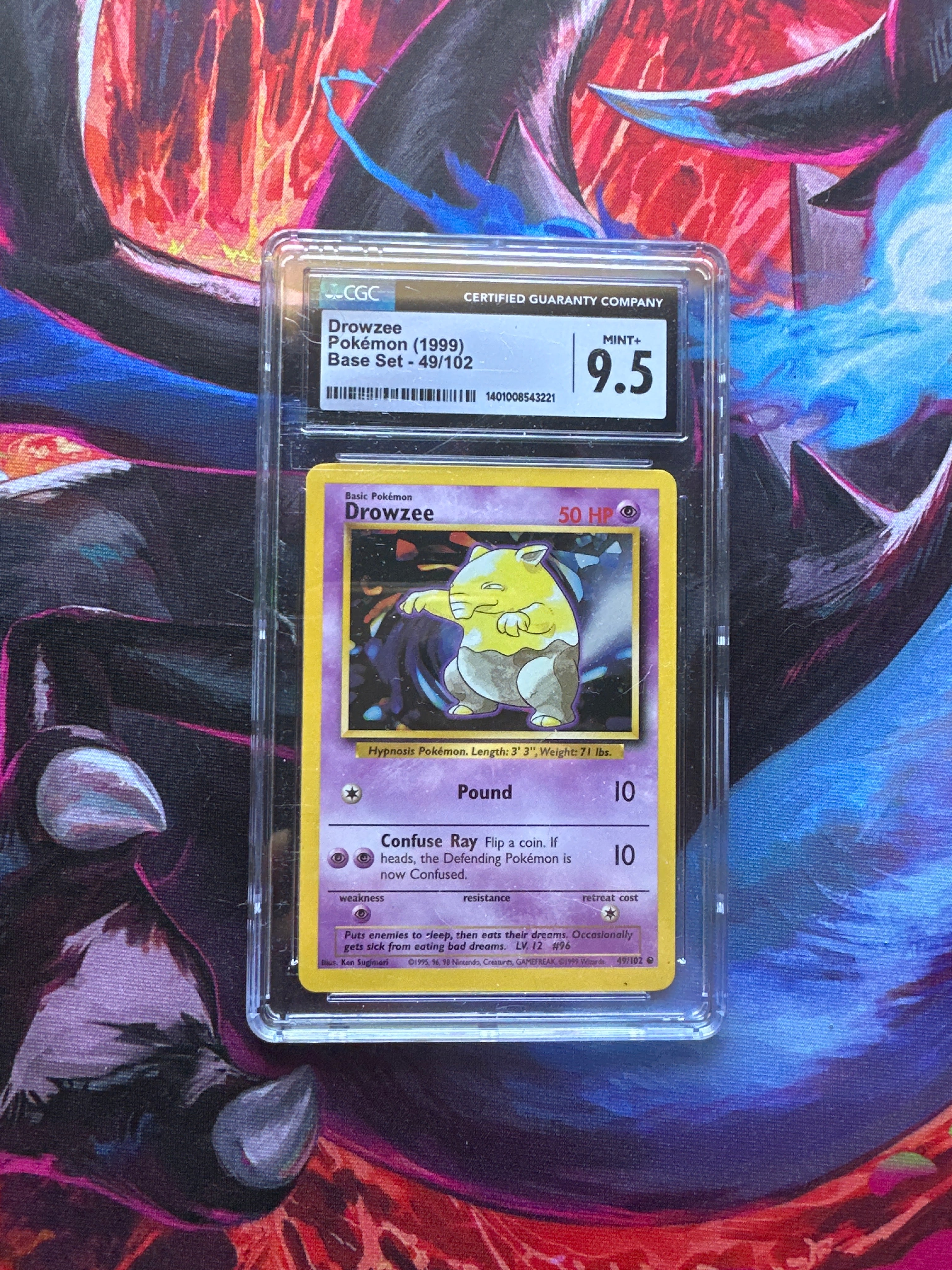 Base Set Drowzee CGC 9.5