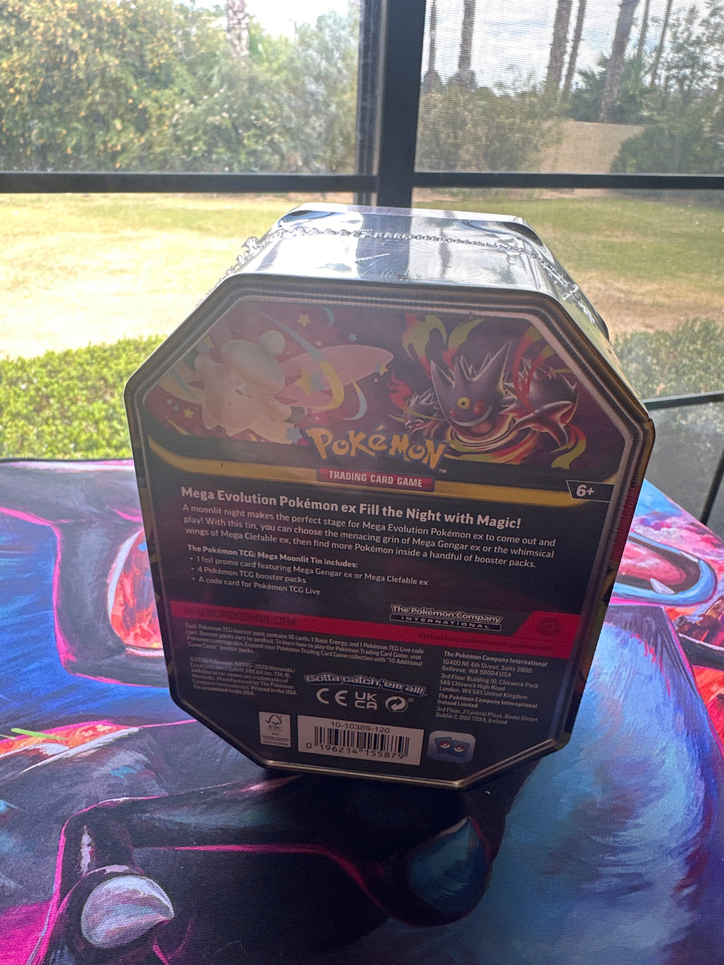 Mega Moonlit Tin [Mega Clefable ex] - Miscellaneous Cards & Products (MCAP)