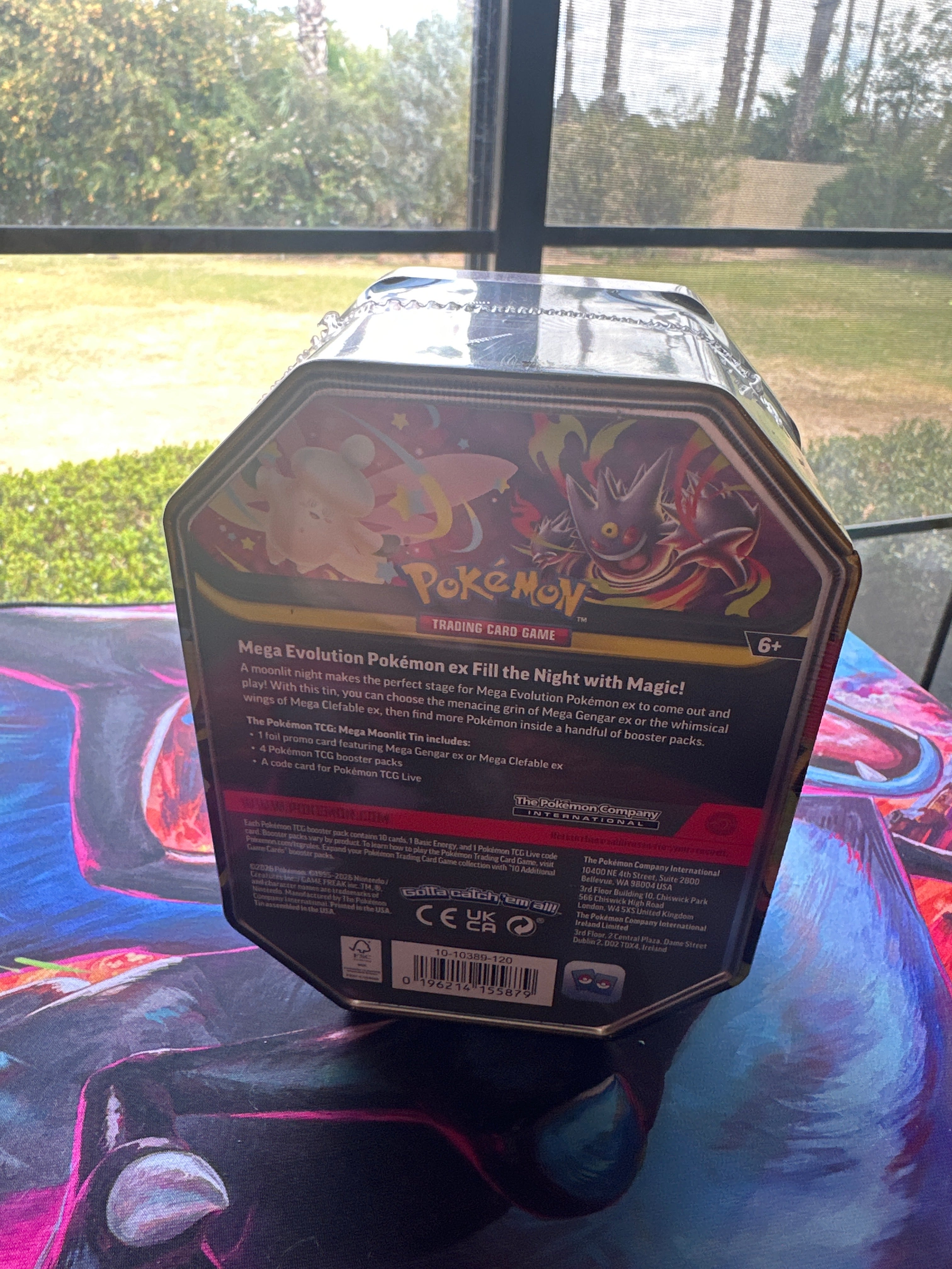 Mega Moonlit Tin [Mega Clefable ex] - Miscellaneous Cards & Products (MCAP)