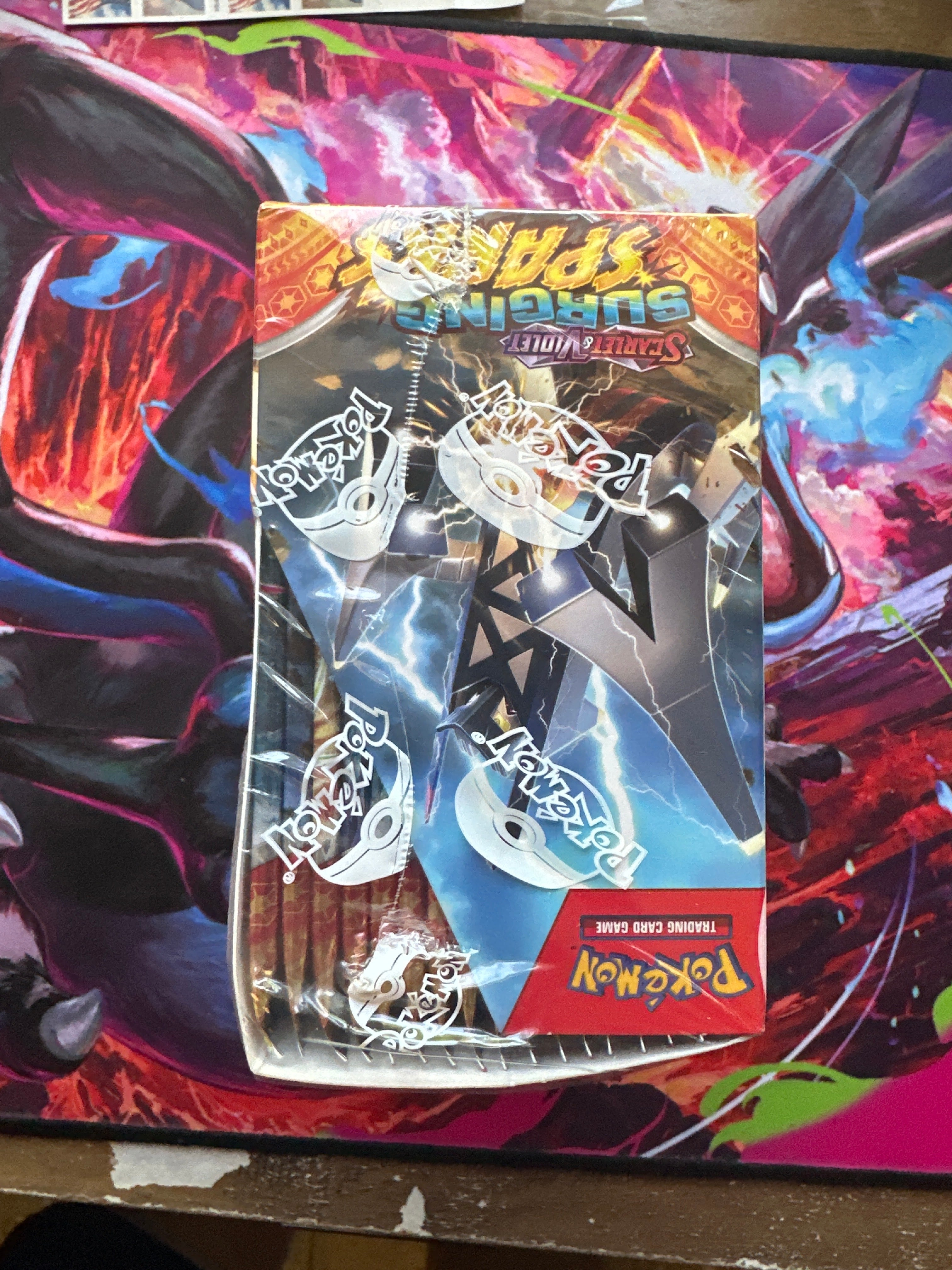 Scarlett and Violet: Surging Sparks Booster Box. Sealed and Unopened