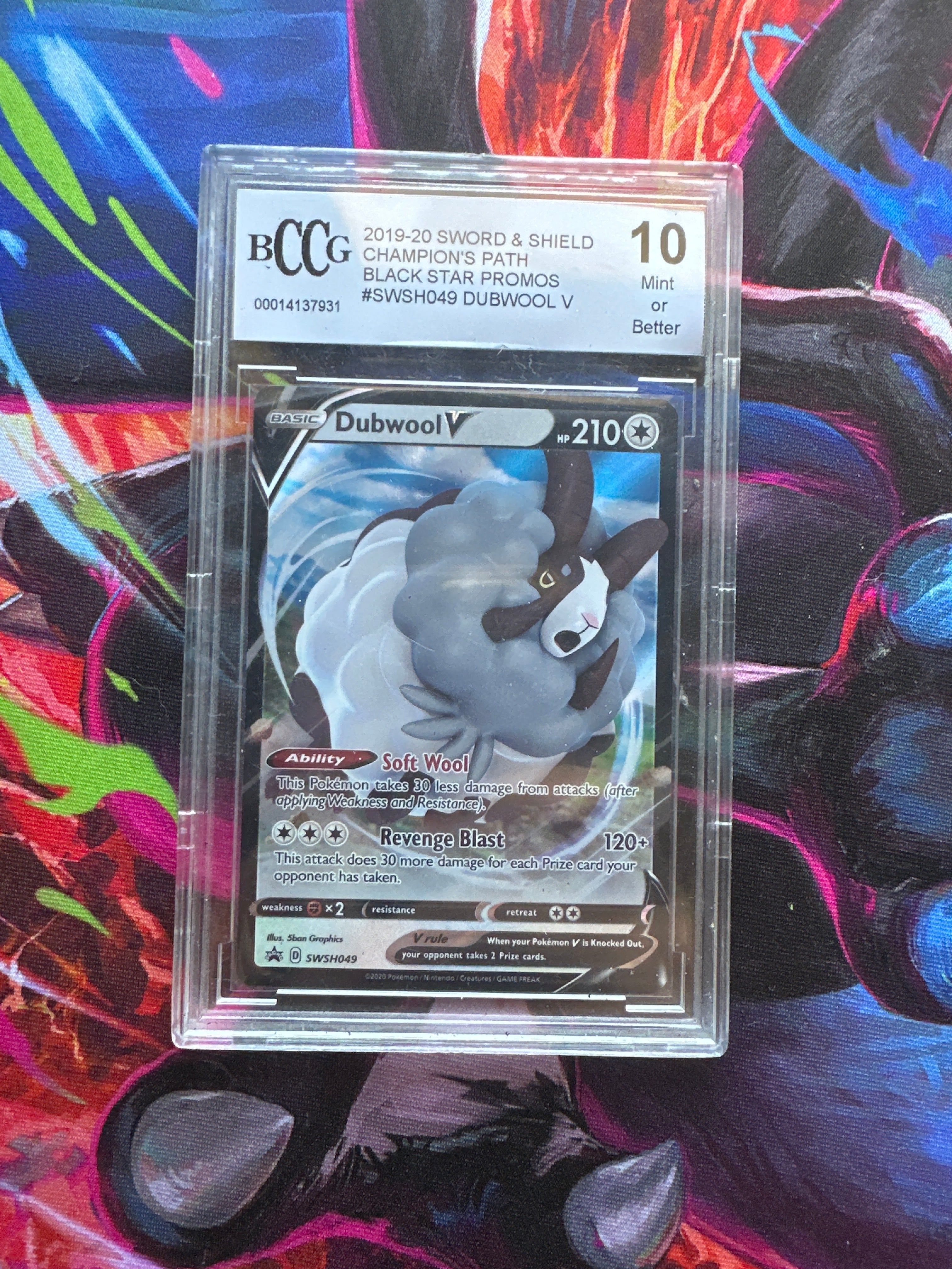 Sword and Shield Dubwool Promo Beckett 10