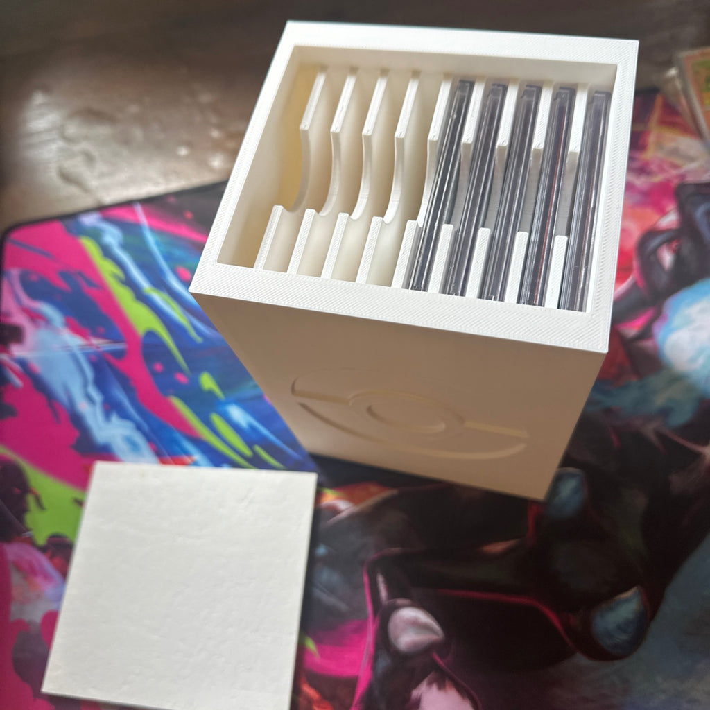3D Printed PSA Slab Storage & Display Case | Holds 10 Graded Card Slabs