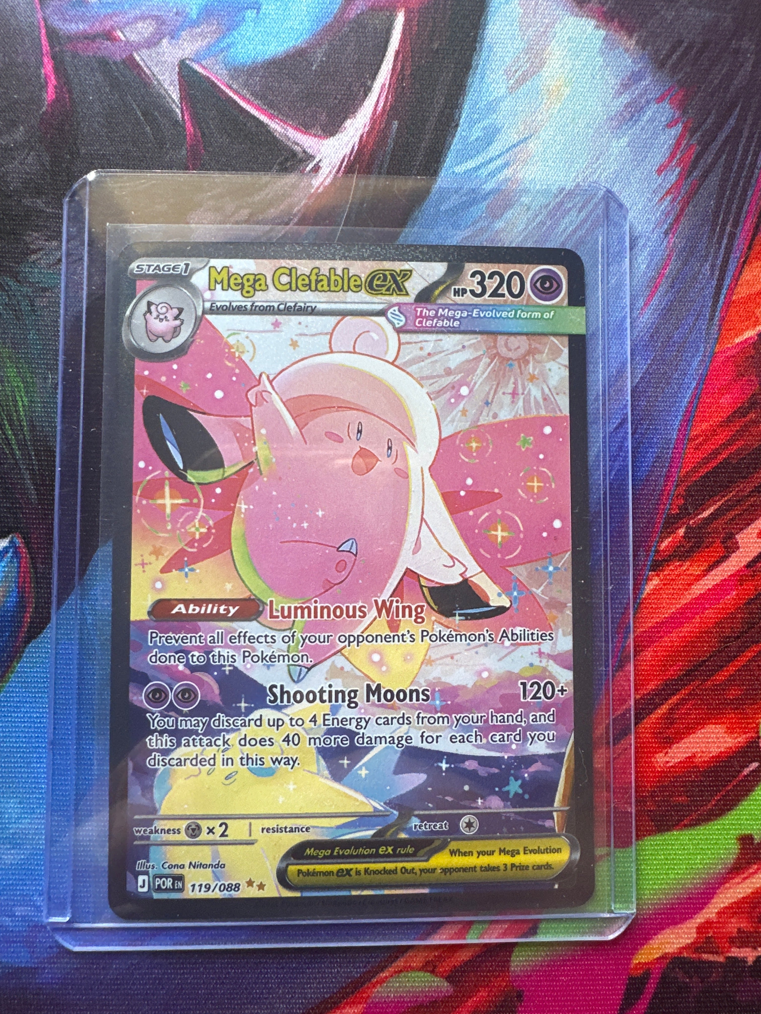 Mega Clefable ex - 119/088 - ME03: Perfect Order (POR)