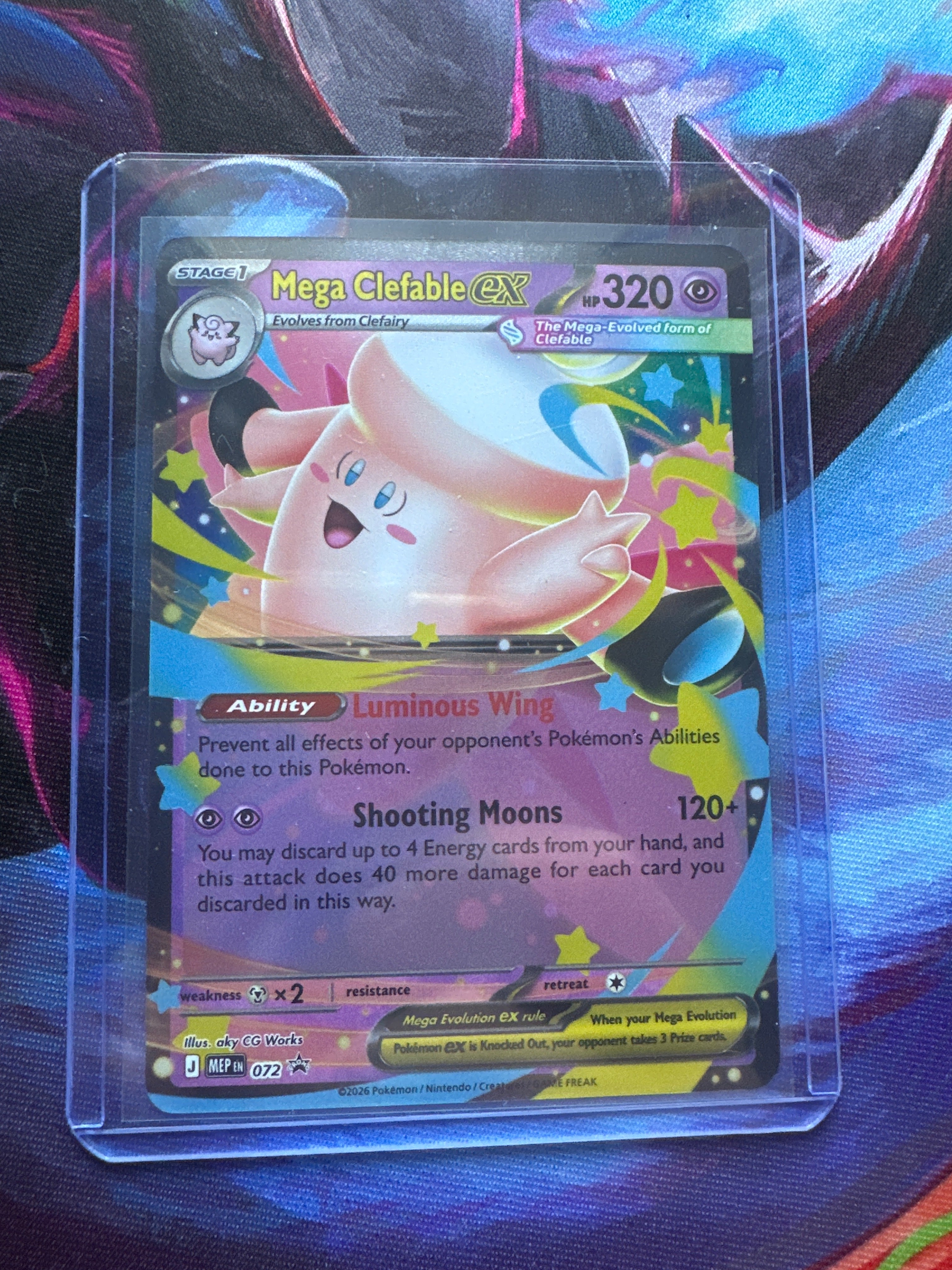 Mega Clefable ex - 072 - ME: Mega Evolution Promo (MEP)