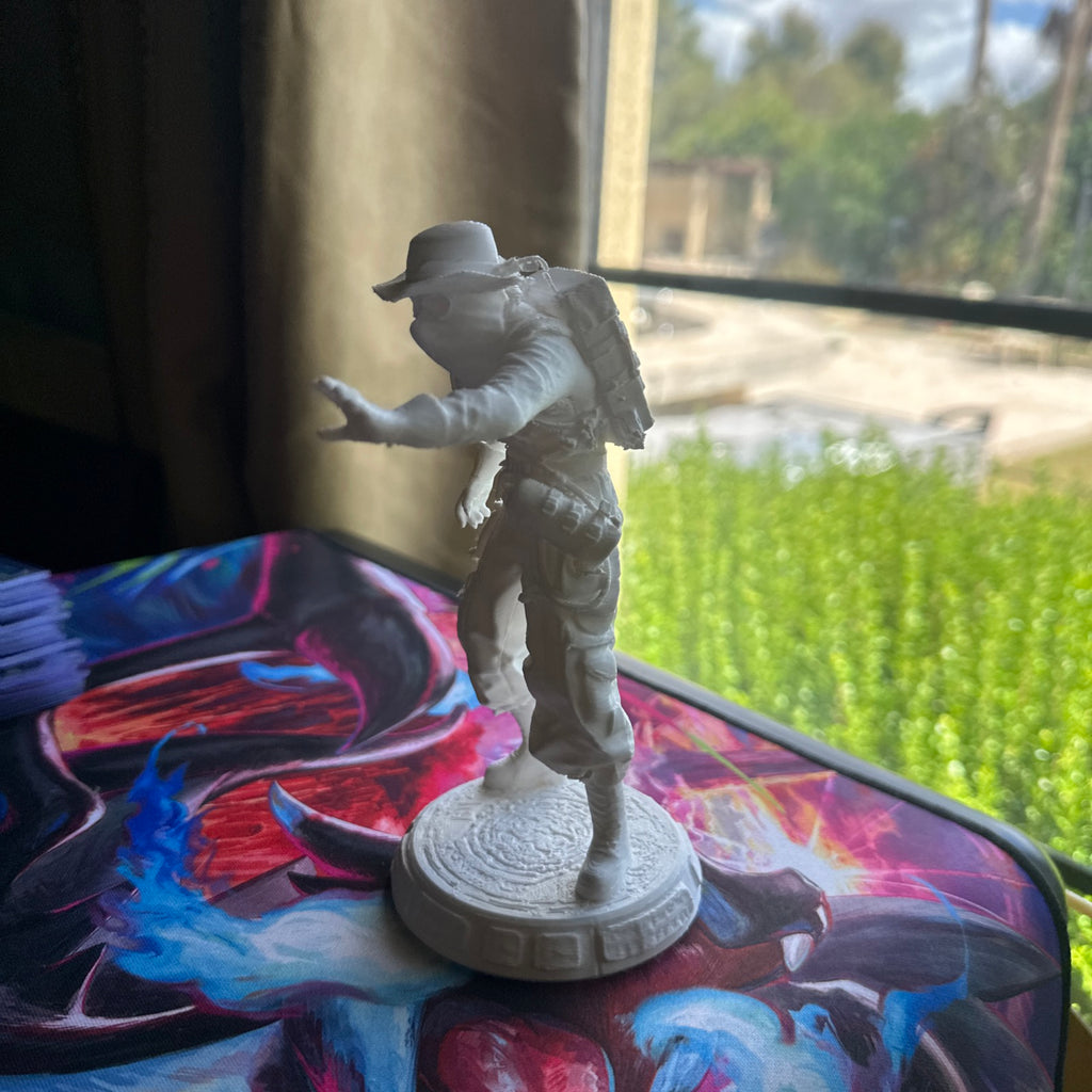 “Don’t Shoot!” 3D Printed Collectible Statue | Funny Display Figure | Paintable Statue
