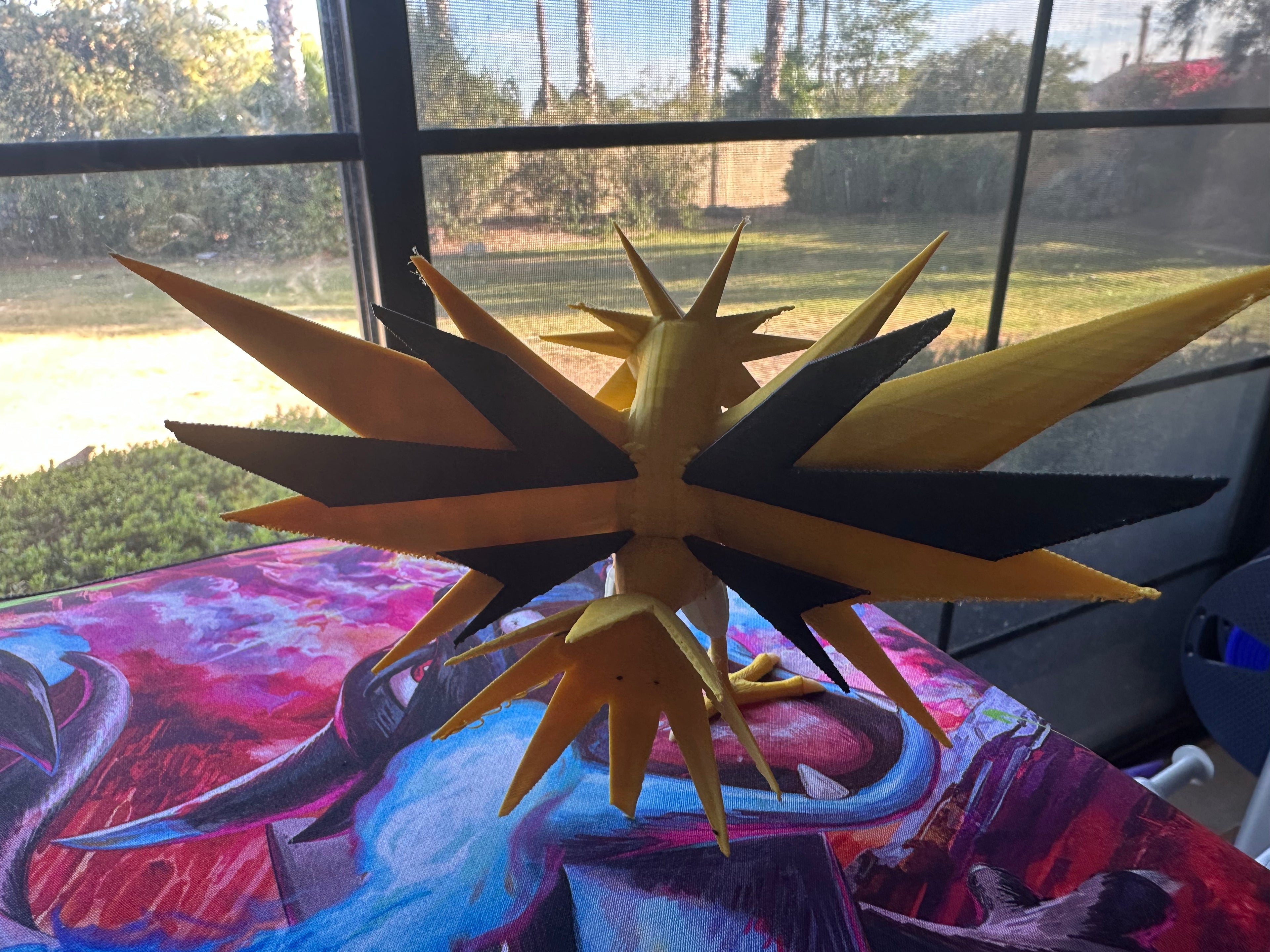 Unofficial Zapdos Fan Inspired 3D Printed Statue