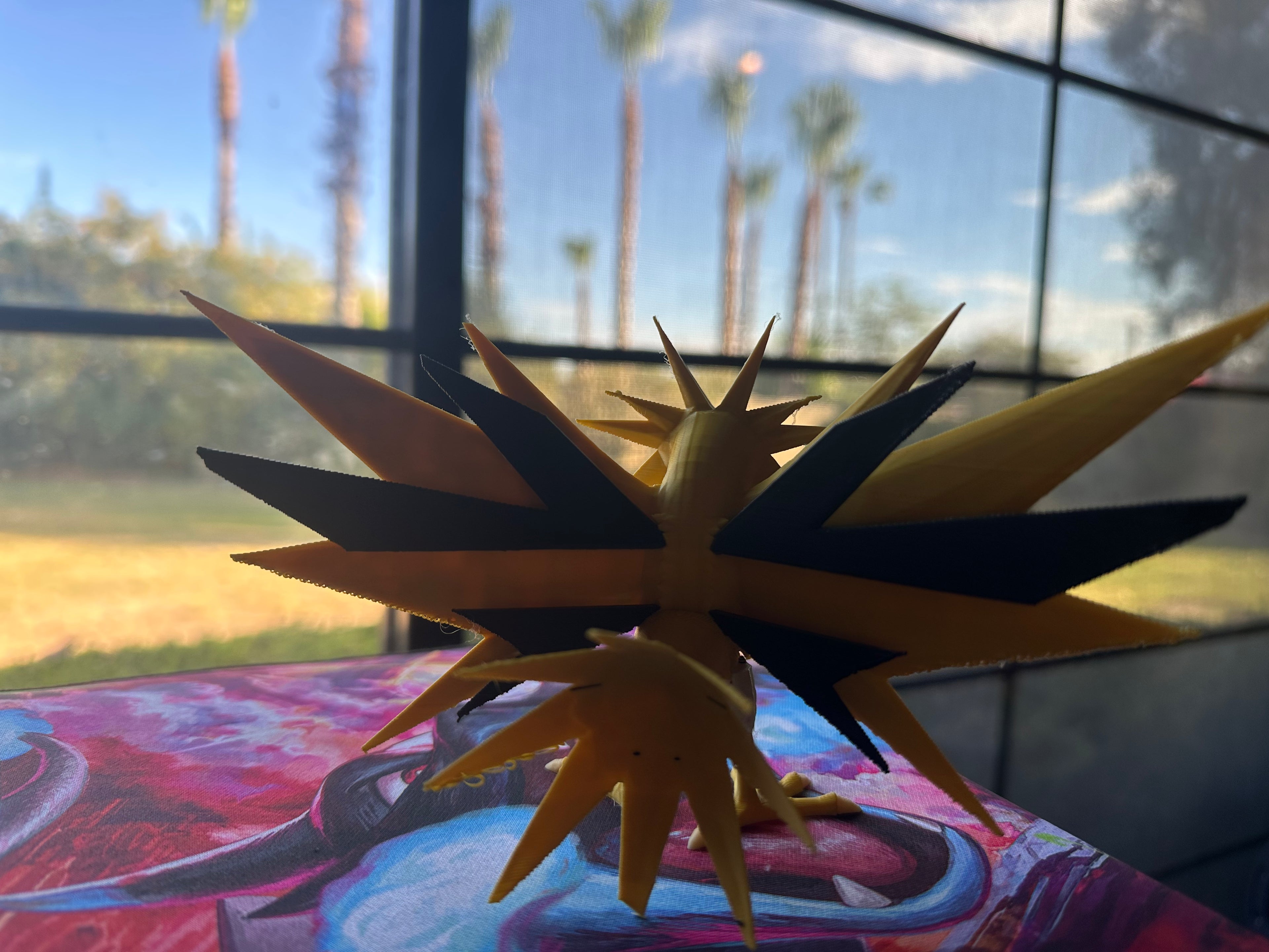 Unofficial Zapdos Fan Inspired 3D Printed Statue