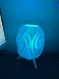 Spiral Desk Lamp – RGB Color Changing Night Light with Remote